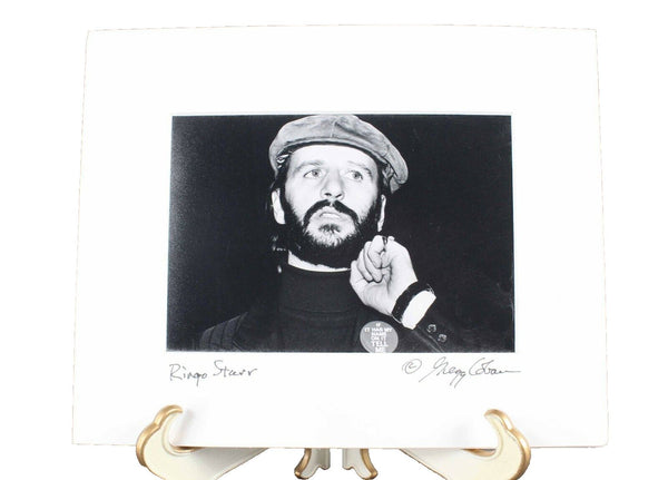 Ringo Starr 7" X 5" With Gregg Cobar Signature
