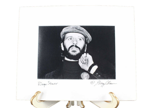 Ringo Starr 7" X 5" With Gregg Cobar Signature
