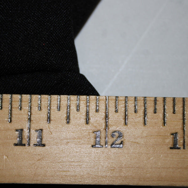 Bonelli Sz 38 x 36 Black Flat Front Slash Pockets 100% Poly Modern Dress Pants