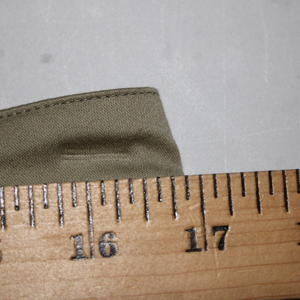 St John Sport Sz 14 x 29 Moss Green Straight 5 Pocket Design Cotton Poly Pants