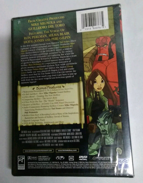 Hellboy Animated Sword of Storms NEW DVD
