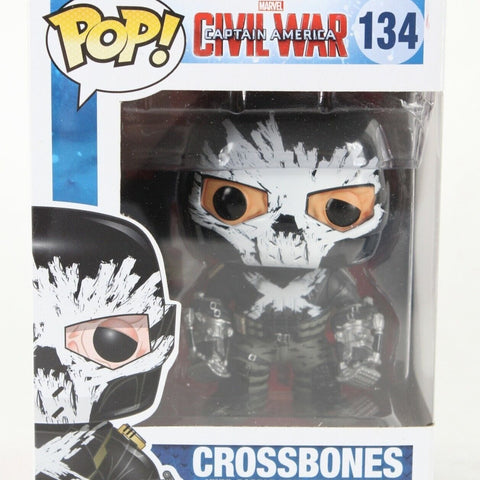 Funko POP  Captain America #134 CrossBones Vinyl Bobble Head Collectible