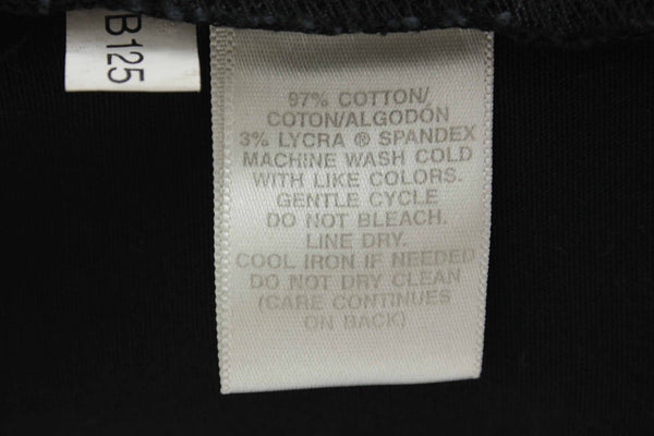 Susan Bristol Sz PS Black Tan Polka Dot Logo Button Cotton Lycra Shirt Jacket