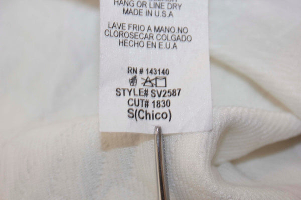 Style Rack NWT $428 Sz S Cream Brown Zip Front Hoodie Polyester Vest