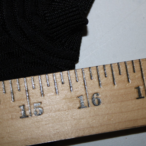 White House Black Market NEW $59 Sz XS Black Ribbed V Neck Rayon Nylon Top