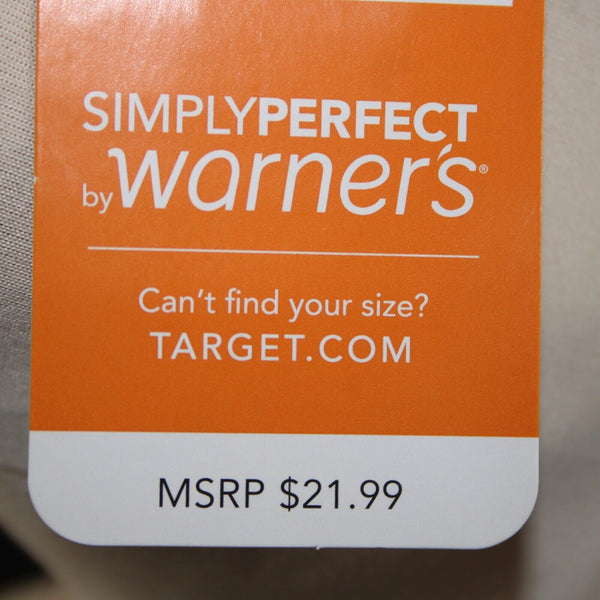 Warners NEW $22 Sz 36D Tan Wire Free Breathable Polyamide Convert Elastane Bra