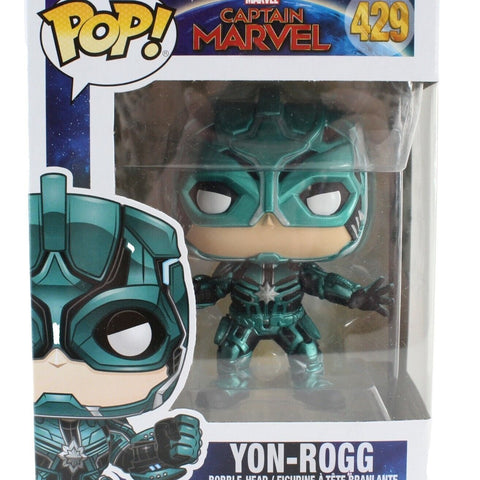 Funko POP  Marvel Captain Marvel Yon Rogg #429 Bobble Head Collectible