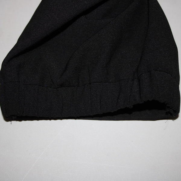 Brochu Walker Sz 14 x 28 Black Ponte Creased Stretch Poly Spandex Ankle Pant