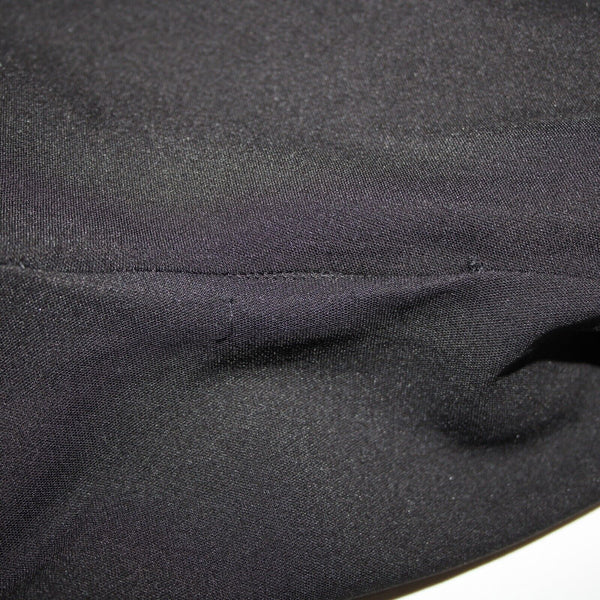 Brochu Walker Sz 14 x 28 Black Ponte Creased Stretch Poly Spandex Ankle Pant