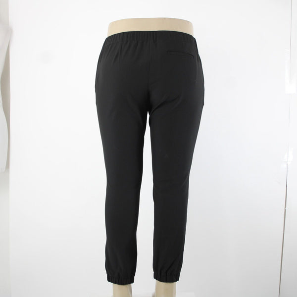 Brochu Walker Sz 14 x 28 Black Ponte Creased Stretch Poly Spandex Ankle Pant