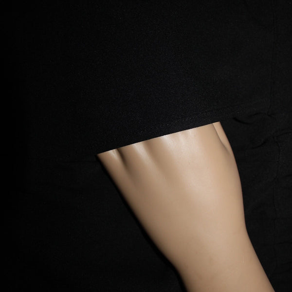 Brochu Walker Sz 14 x 28 Black Ponte Creased Stretch Poly Spandex Ankle Pant