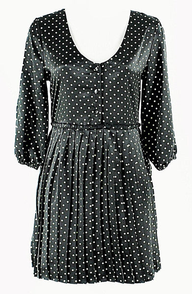Princess Vera Wang Sz 5 Black Lime Sheer Back Cold Shoulder Polyester Dress