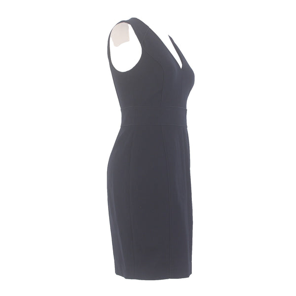 Banana Republic Dress NEW Sloan Sz 4 Petite Preppy Navy Blue Cotton Spandex