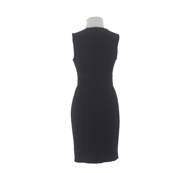 Banana Republic Dress NEW Sloan Sz 4 Petite Preppy Navy Blue Cotton Spandex