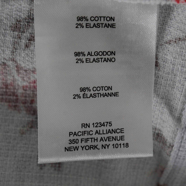 Ellen Tracy Sz 6 Lt Blue Pink Floral Buttons Cotton Elastane Jacket