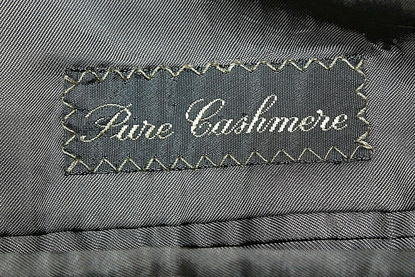 Ermenegildo Zegna Sz 52S? Black Gray Double Breasted 100% Cashmere Blazer Jacket