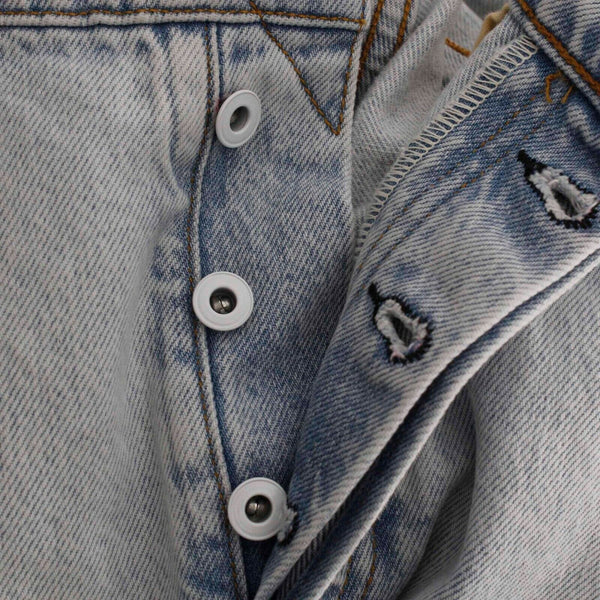Rag & Bone NEW $255 Sz 28 x 30 Chambray Distressed Rip Knee All Cotton Jean
