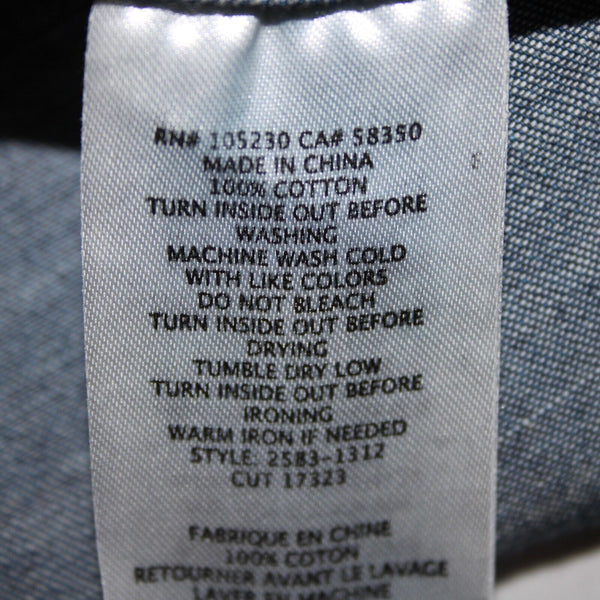 Current Elliott NEW $198 Sz 3 Denim Button Pockets 100% Cotton Jean Jacket