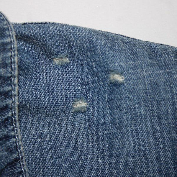 Current Elliott NEW $198 Sz 3 Denim Button Pockets 100% Cotton Jean Jacket