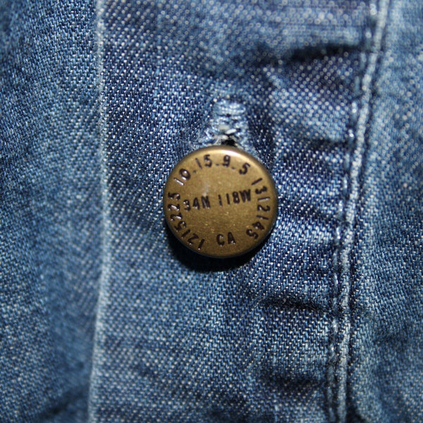 Current Elliott NEW $198 Sz 3 Denim Button Pockets 100% Cotton Jean Jacket