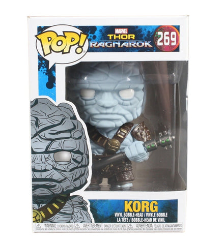 Funko POP Marvel Thor Ragnarok #269 Korg Vinyl Bobble Head Collectible