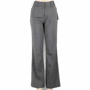 Anne Klein NEW $109 Sz 8 x 33 Black White Antigua Poly Blend Trouser Pant