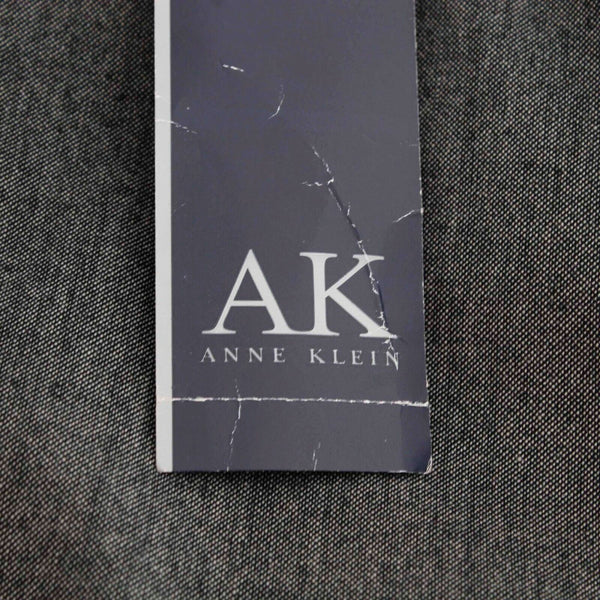 Anne Klein NEW $109 Sz 8 x 33 Black White Antigua Poly Blend Trouser Pant