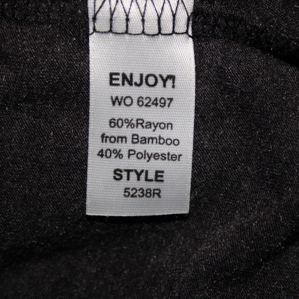 Michael Stars Sz OS Dark Gray Rhinestones V Neck Hi Lo Rayon Polyester Top