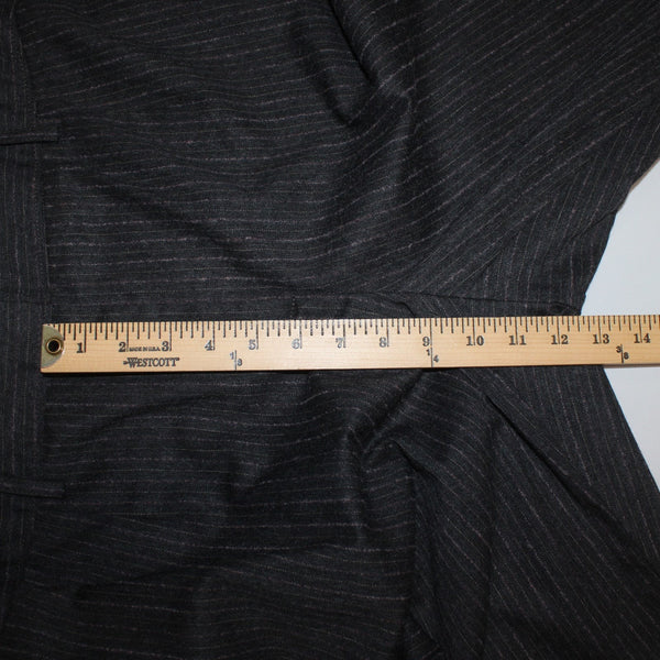 Magaschoni Collection Pant NEW $390 Sz 18 x 34 Charcoal Thistle Melange Pant