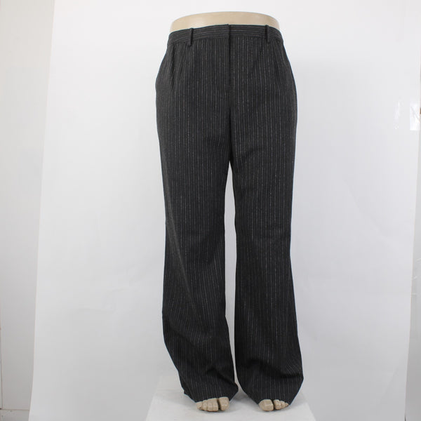 Magaschoni Collection Pant NEW $390 Sz 18 x 34 Charcoal Thistle Melange Pant