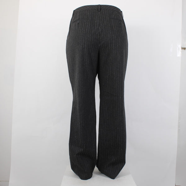 Magaschoni Collection Pant NEW $390 Sz 18 x 34 Charcoal Thistle Melange Pant