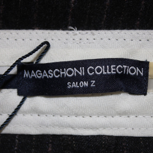 Magaschoni Collection Pant NEW $390 Sz 18 x 34 Charcoal Thistle Melange Pant