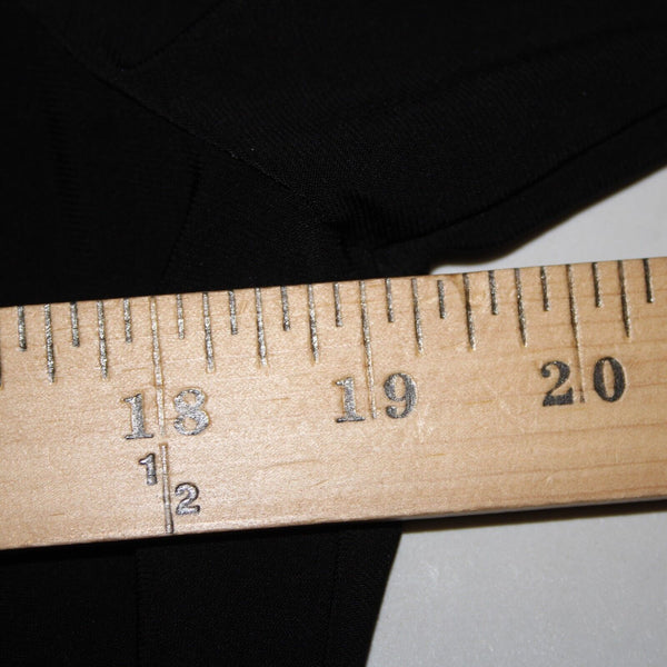 Frank Lyman Design Sz 14 Black Gold Silver Studded No Fabric Label Art Deco Top