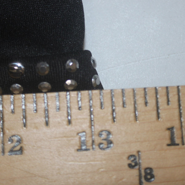 Guess Dress Sz S Black Silver Studded Layered Sleeveless Polyester Spandex Dress