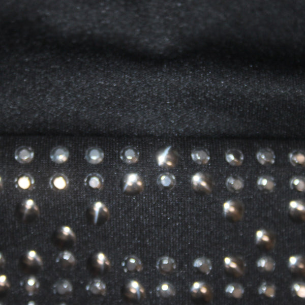 Guess Dress Sz S Black Silver Studded Layered Sleeveless Polyester Spandex Dress