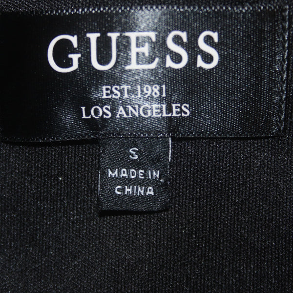 Guess Dress Sz S Black Silver Studded Layered Sleeveless Polyester Spandex Dress