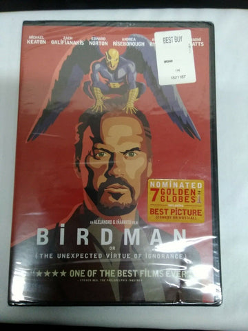 Birdman [DVD] Brand New Factory Sealed