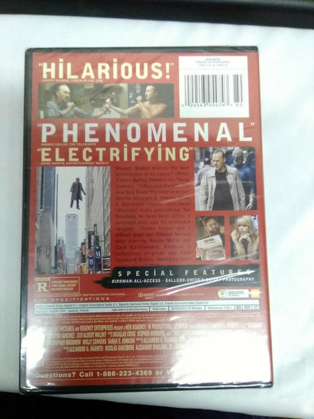 Birdman [DVD] Brand New Factory Sealed