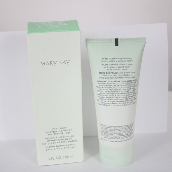 Mary Kay 3fl Oz 88ml Mint Bliss Energizing For Legs And Feet Lotion