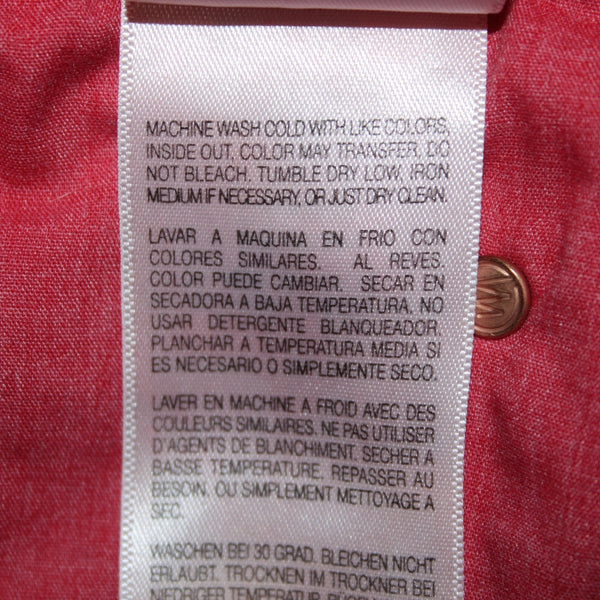 Mother Jeans The Dazzler Ankle Sz 24 x 27 Red Denim Cotton Poly Jeans