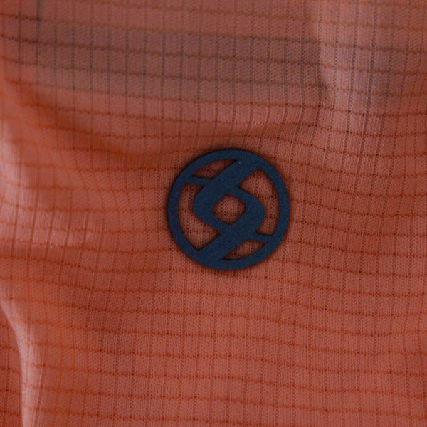 Lija Sz SP Orange Strappy Back 100% Polyester Active Wear Top