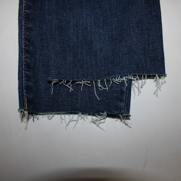 Gap NEW $70 Universal Jegging Sz 26r x 28 Blue Denim Distressed Cotton Jeans