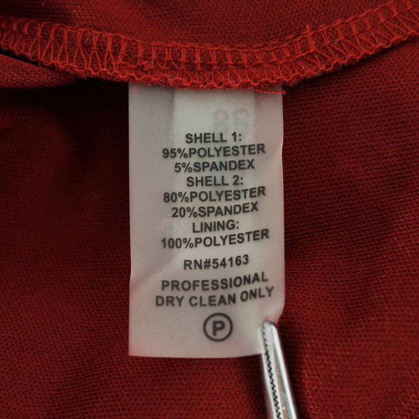 Calvin Klein NEW Sz 6 Burgundy Silver Pintucked Polyester Blend Maxi Dress