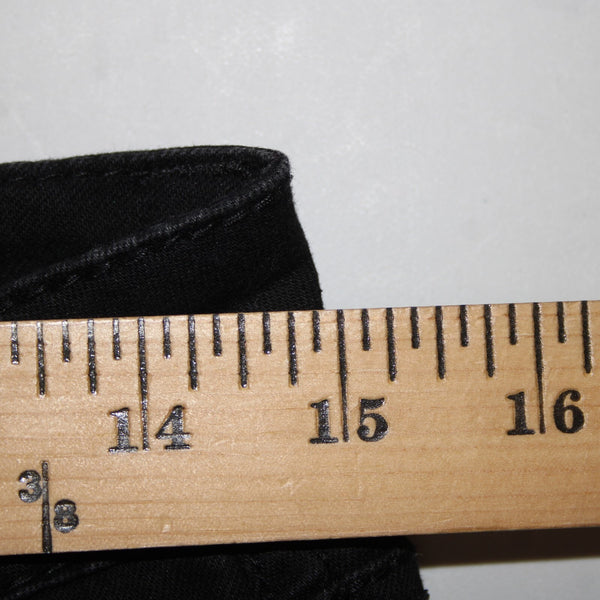 Grace In LA Easy Fit Sz 28 x 29 Black Rhinestones Cross Embroidered Cotton Jeans