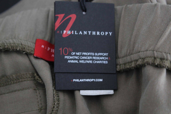 Philanthropy NEW $168 Sz S x 26 Olive Step Jogger 100% Lyocell Pant