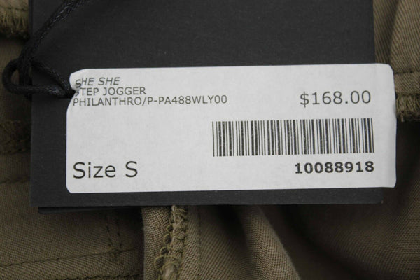 Philanthropy NEW $168 Sz S x 26 Olive Step Jogger 100% Lyocell Pant