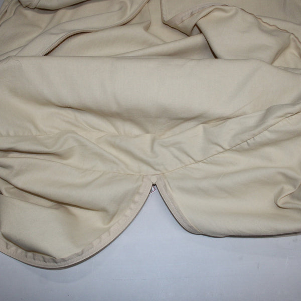 Louis Vuitton Garment Bag D61283 47.5 x 22.5 x 3 Beige Full Zip 100% Cotton
