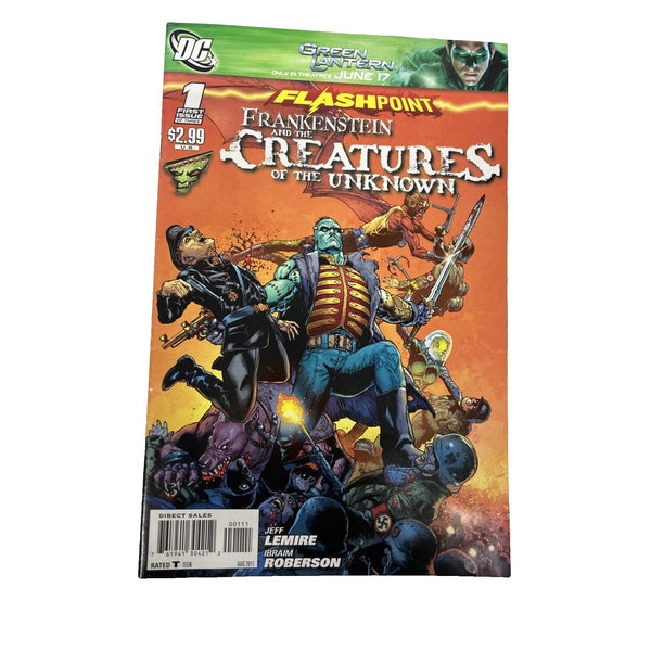 Flashpoint Frankenstein and the Creatures of the Unknown #1 - DC Comics 2011