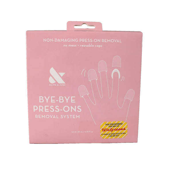Bye Bye Press On Nails Removal System No Mess Reusable Caps Removal System