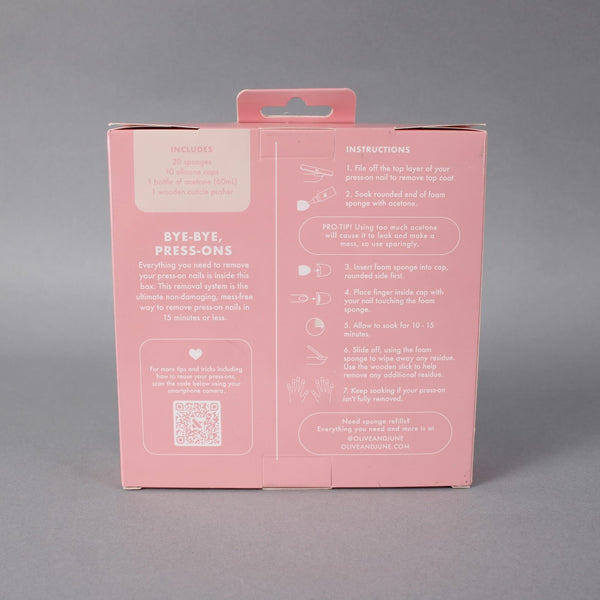Bye Bye Press On Nails Removal System No Mess Reusable Caps Removal System